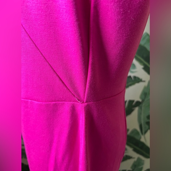 Merona Bright Pink Barbiecore Pencil Dress M - Picture 5 of 8